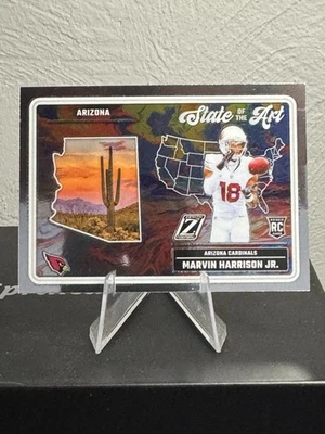 MARVIN HARRISON JR. #22 RC ESTADO DEL ARTE 2024 PANINI ZENITH ARIZONA CARDINALES Foto 1 de 4