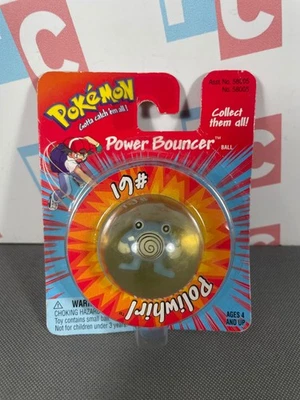 1999 Hasbro Pokemon Poliwhirl Power Bouncer Ball NEW & SEALED RARE - Image 1 of 4