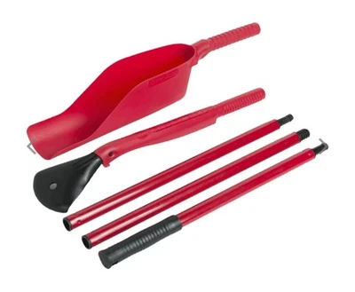 Dachrinnenreiniger Rinnen-Reinigungssetmit Schaber und Schaufelaufsatz - Bild 1 von 4