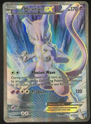 Juego de cartas coleccionables Pokémon Mewtwo EX arte completo 2015 XY Breakthrough 157/162 MP Foto 1 de 2