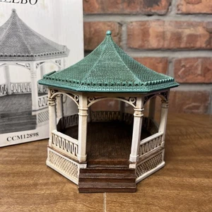 Rare Geo Lefton "Gazebo" 2000 CCM12898 Original Box Village Colonial Vintage - Picture 1 of 9