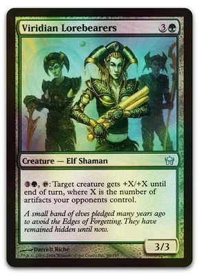Viridian Lorebearers #99 (Foil) (LP) Fifth Dawn 5DN Magic MTG - Image 1 of 2