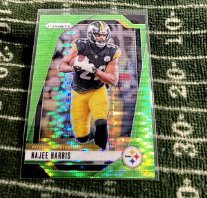 2024 PANINI PRIZM GREEN PULSE NAJEE HARRIS STEELERS #241 - Picture 1 of 2