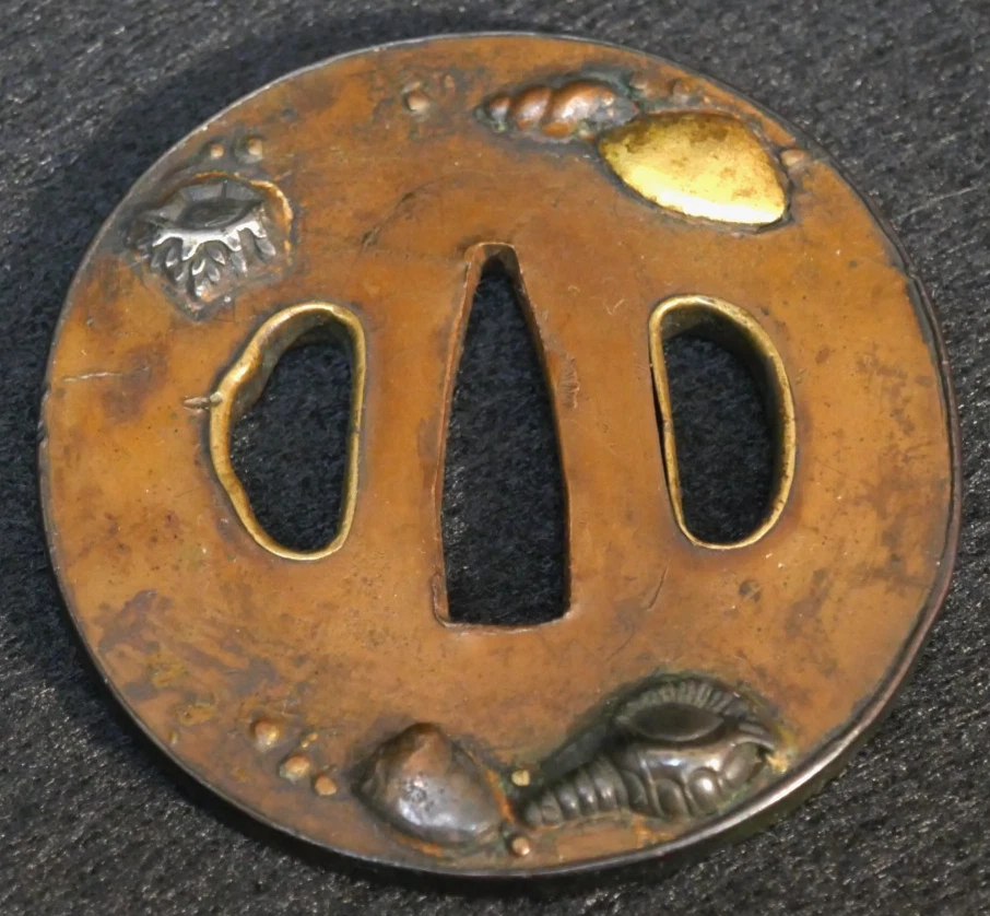 古董日本刀镡| eBay