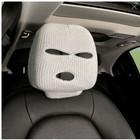 Car Seat Headrest Cover Balaclava 3hole Full Cover Christma Funny Car Decoration
