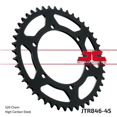 JT Rear Sprocket 45/520 For Yamaha SRX 600 H 1986-1989 - Изображение 1 из 4
