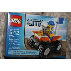 LEGO City 7736 Coast Guard Quad Bike 33 Pcs Factory Sealed 2008 Vintage Set