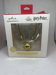 Harry Potter Hallmark Golden Snitch Gold Ornament / Wizarding World. - Bild 1 von 6