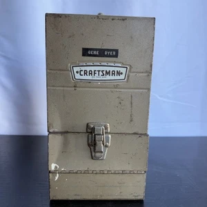 Vintage Metal Craftsman Electric Drill Box Case Empty - Picture 1 of 13