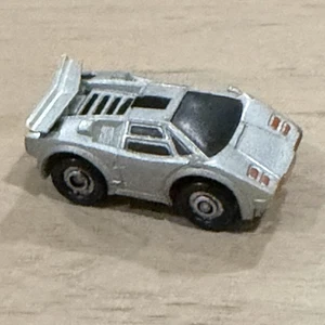 Micro Machines Vintage Silver Lamborghini Countach 1988 Funrise Retro  - Afbeelding 1 van 8