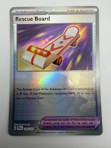 Pokemon TCG Card Prismatic Evolutions 126/131 Rescue Board Poke Ball Halo - Picture 1 of 1