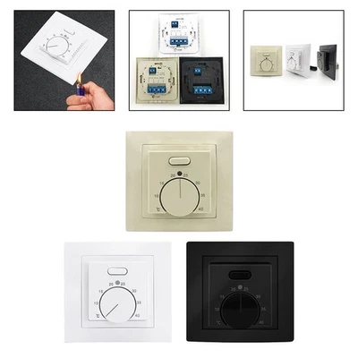 Elektrisches Thermostat mit vereinfachter Bedienung für Fußbodenheizungen zu H - Bild 1 von 4