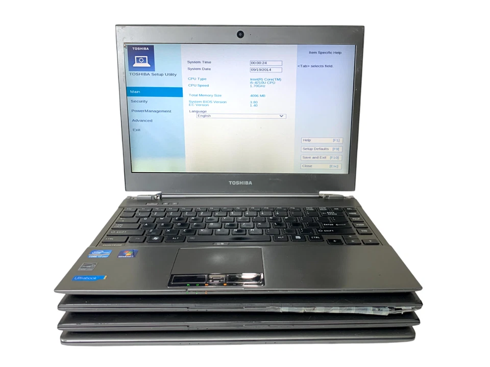 Лот из 4 - Toshiba Ultrabook Intel Core i7, i5, 8GB/4GB RAM - Изображение 1 из 4