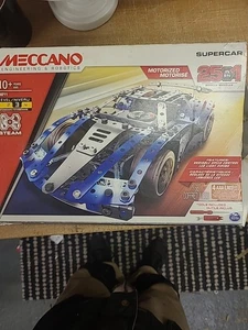 Meccano 18211. 25 IN 1 MOTORISIERTER SUPERSPORTWAGEN SPIN MASTER. Teilgebaut, verpackt  - Bild 1 von 11