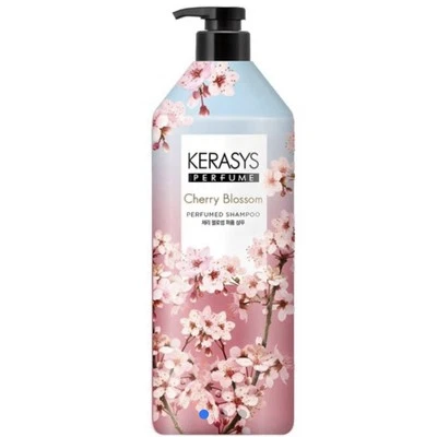 Kerasys Cherry Blossom Perfumed Hair Shampoo 1000ml Full Size Gift - Image 1 of 2