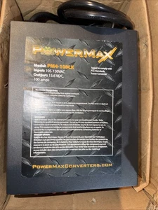 PowerMax PM4-100LK 100 Amp 12VDC Volt Power Converter 105-130VAC - Bild 1 von 1