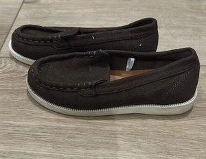 J.Crew Crewcuts Boys Suede Loafers Brown Youth Size 9 - Picture 1 of 4