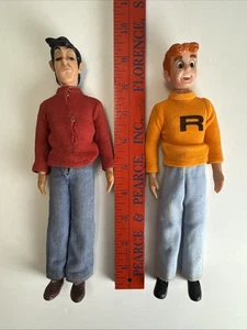 Vintage 1975 Marx The Archies Archie and Jughead 9 Inch Dolls - Picture 1 of 14