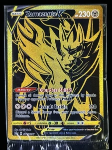 Zamazenta V SWSH077 Black Star SWSH Promo Pokémon TCG - SELLADO - Imagen 1 de 2