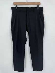 NEW Fabletics The Only Pant Mens Size 31x28 Black Stretch Golf Chino - Picture 1 of 10