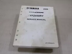 OEM YAMAHA MANUAL DE SERVICIO DE FÁBRICA 2009 YFZ450RY YFZ450R LIT-11616-22-75 - Imagen 1 de 4