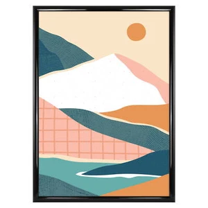 20x28 Rounded Black Poster Picture Frame - Picture 1 of 6
