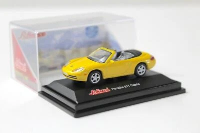 1:72 Schuco Porsche 911 996 Cabrio Giallo - Immagine 1 di 3