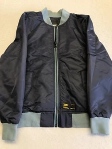 Vans Jacket Youth Boy's Medium 10-12 New Bomber Parisian Night Zip Up Spring - Picture 1 of 5