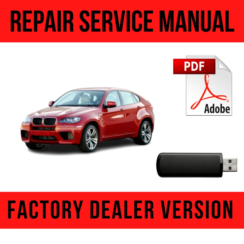 BMW X6 2007-2015 E71 manual de reparación de fábrica USB Foto 1 de 1
