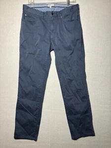 HERREN 33x32 Peter Millar Golf Performance Chino Hose EB66 Marine Leder Patch - Bild 1 von 6