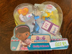 Disney Junior Doc McStuffins Stuffy & Rhonda Figure Set NIP 2014 *RARE* - Picture 1 of 3