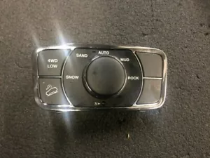 JEEP GRAND CHEROKEE CONSOLE TRANSFER CASE CONTROL SWITCH KNOB OEM 2014 - 2018 ✔️ - Foto 1 di 3
