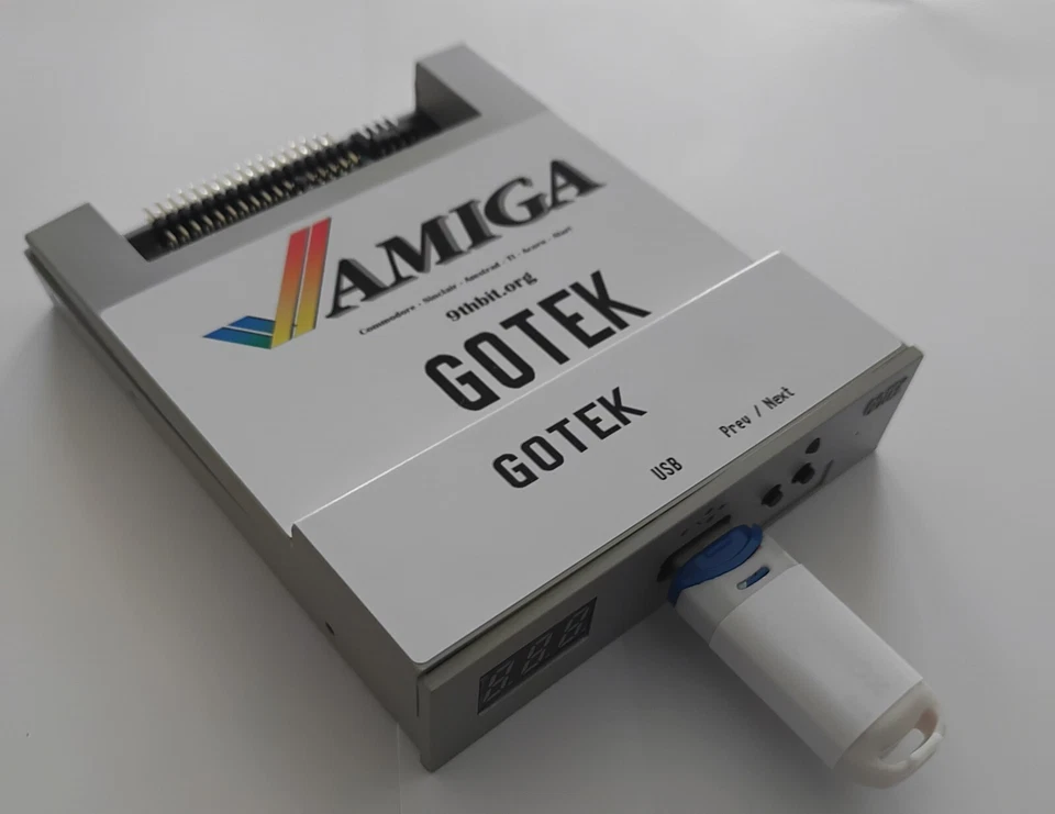 Amiga Gotek Flash Floppy - Customise your Drive Screen Rotary 32GB USB v3.43 - Image 1 of 4