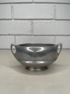 Vintage Picquot Ware Magnalium Open Sugar Bowl Mid Century MCM Made In England - Picture 1 of 8