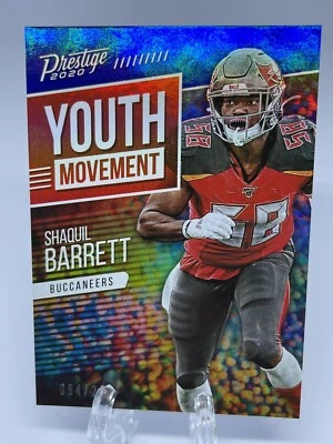 2020 Prestige Blue Youth Movement Shaquil Barrett 94/299 - Image 1 of 2