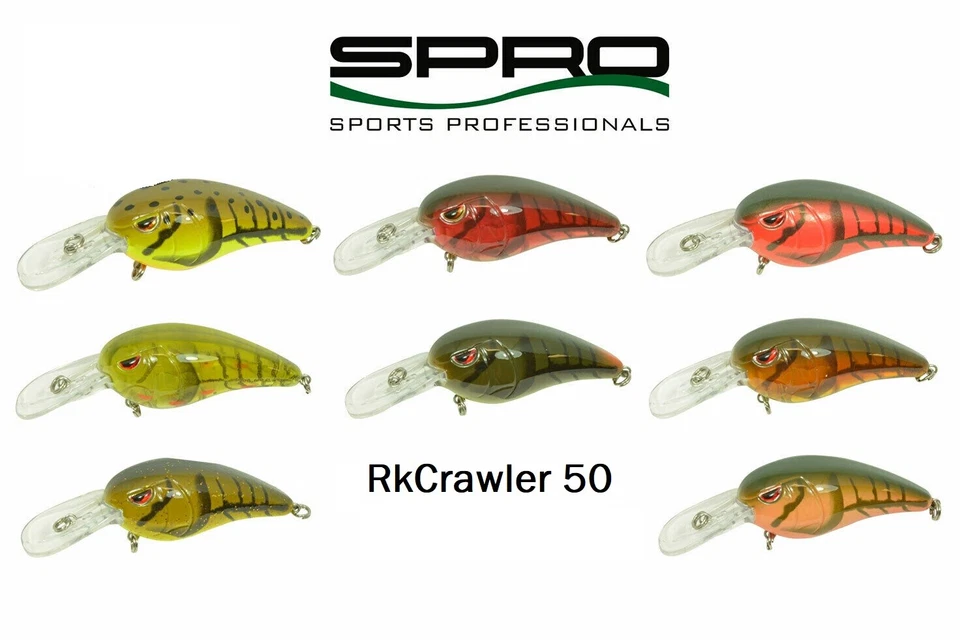 Isca artificial SPRO RkCrawler 50 (50mm) 5/16oz, escolha de cores - Imagem 1 de 1