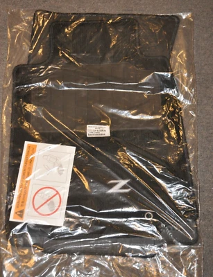 Genuine OEM Nissan 999E2-ZVH00 Black Carpeted Floor Mat Pair FITS 2009-2020 370Z - Image 1 of 4