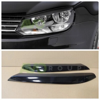 Headlight Eyelids for VW / Volkswagen EOS 2010-2015 ABS Gloss - Image 1 of 4