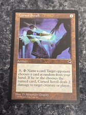 Cursed Scroll X1 Mtg Tempest Nm