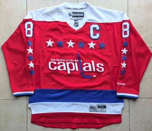 OVECHKIN #8 Washington Capitals 2015-17 Reebok Premier 3a maglia M rossa Alt NHL - Foto 1 di 9
