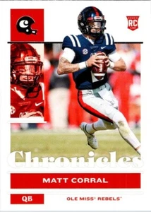 2022 Panini Chronicles Draft Picks MATT CORRAL Rookie RC #9 Ole Miss Rebels - Bild 1 von 2