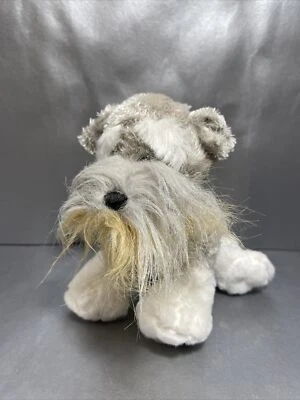 Ganz Schnauzer Puppy Dog Webkinz Stuffed Animal Plush Toy 8" No Code HM159 - Image 1 of 4