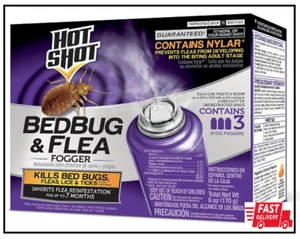 Bed Bug Bomb Insect Fogger Kill Mosquito Flies Fleas Ticks Bed Bugs Killer 3 Pcs - Picture 1 of 3