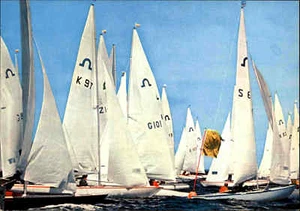 Barcos barcos y vela deporte vela vela regata veleros postal sin caducar - Imagen 1 de 2
