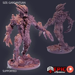 Resina 6K 32mm Epic Miniatures Stone Demon (Gargantuan) para D&D, juego de rol - Imagen 1 de 1
