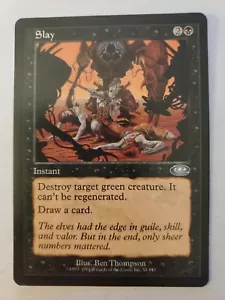 MTG Magic The Gathering Card Slay Instant Black Planeshift 2001 - Picture 1 of 2