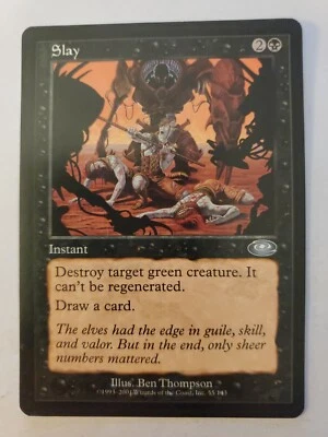MTG Magic The Gathering Card Slay Instant Black Planeshift 2001 - Image 1 of 2