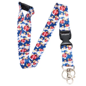 Multicolour LADYBIRDS Lanyard Neck Strap With Card/Badge Holder or Key Ring - Picture 1 of 7
