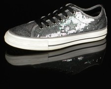 ladies silver converse size 6