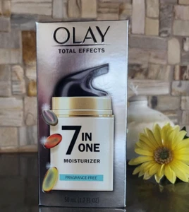 Olay Total Effects 7 IN 1 Day/Night Moisturizer FRAGRANCE FREE 1.7oz vit c - Picture 1 of 4